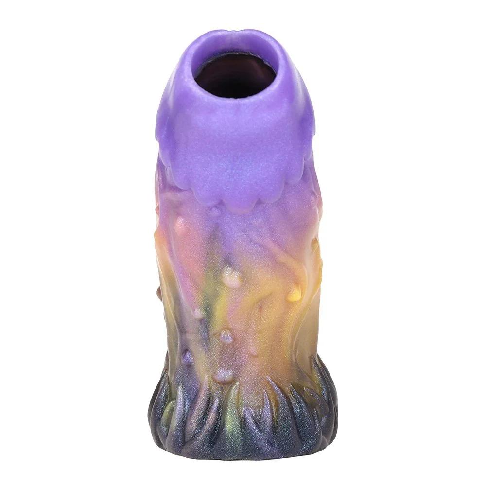 Allure Blaze Fantasy Monster Penis Sleeve Enlarged Open Penis Enlargement Sleeve Male Dildo Extender Sex Toy