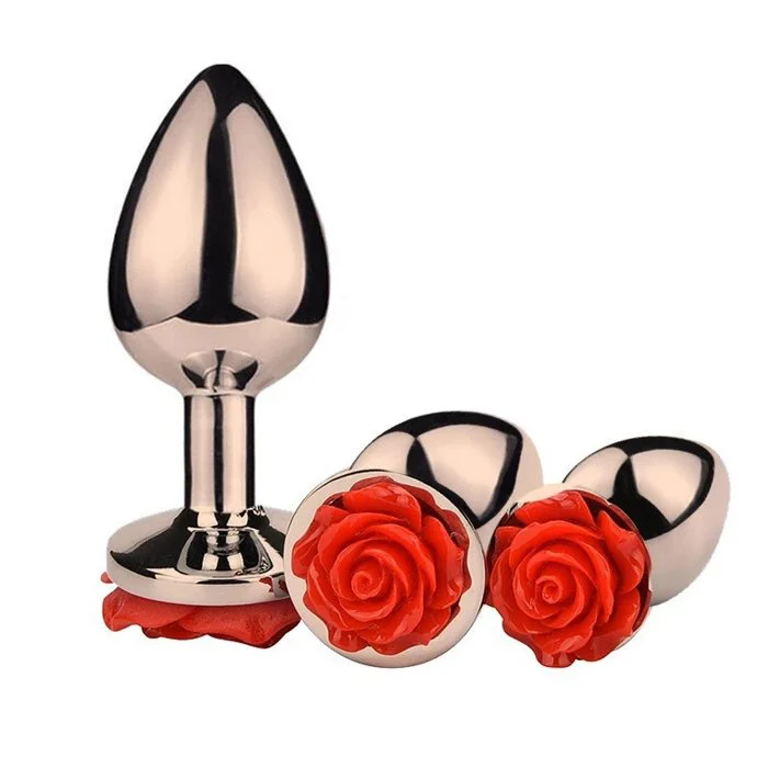 3 Size Metal Anal Plug Adult Sex Toys for Anal Games Couples