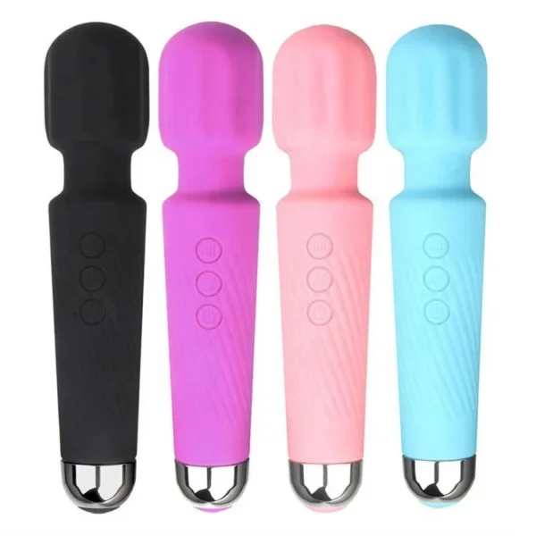20 Frequency Sex Toy AV Vibrator Rechargeable Handheld Waterproof Cordless Personal Massage Wand