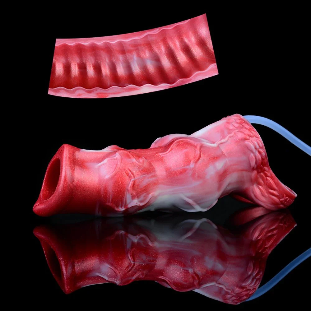 Extensions Penis Sleeve Male Enlargement Delay Ejaculation Cock Ring ,Squirting Penis Sleeve Sex Toys,Enlargement Sheath