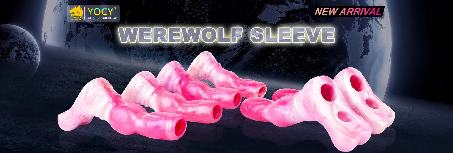 5.91 Inch Small Artificial Werewolf Sleeve Liquid Platinum Silicone Wearable Penis Dildo