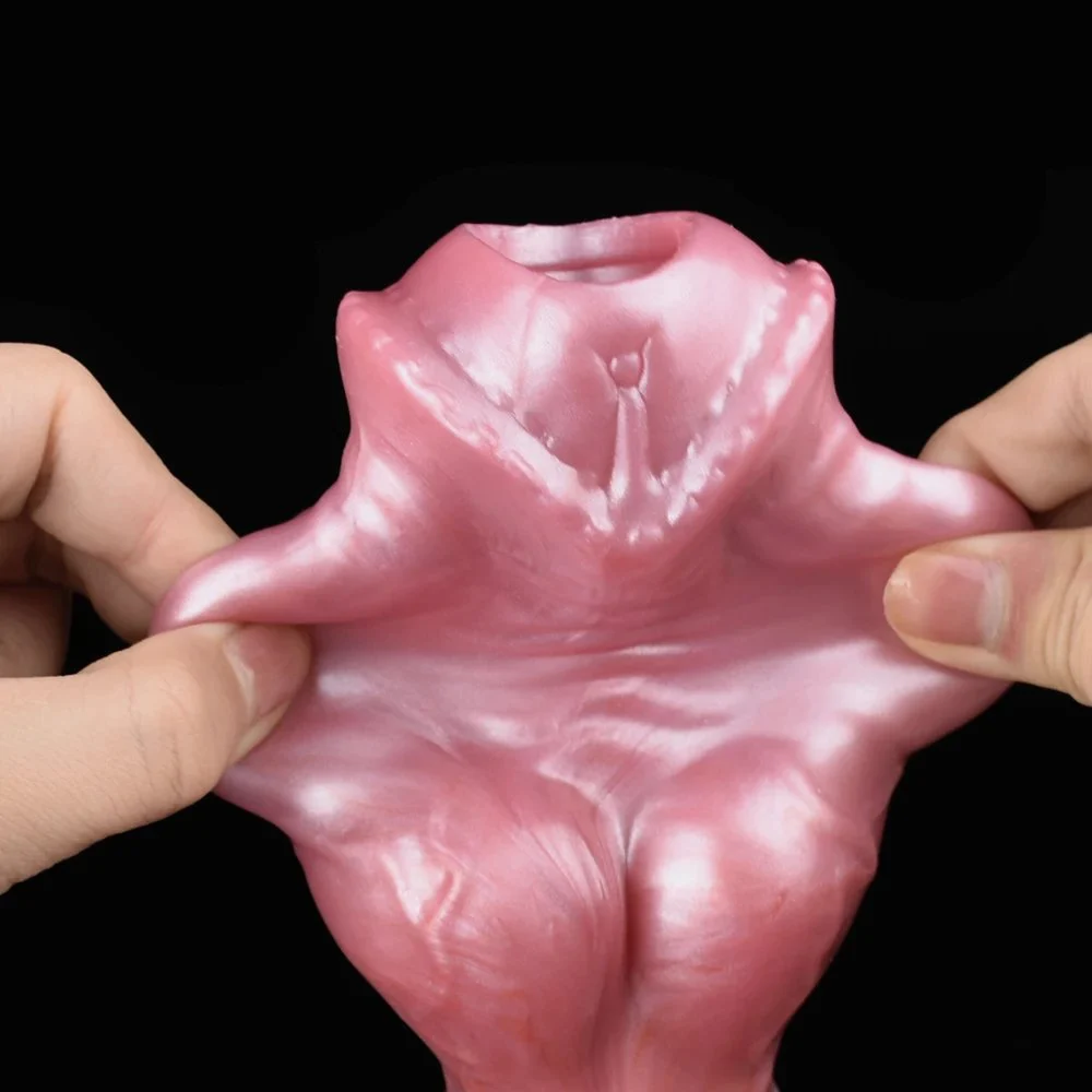 5.91 Inch Small Realistic Penis Extender Sleeve Vagina Stimulate Liquid Platinum Silicone Wearable Dildo
