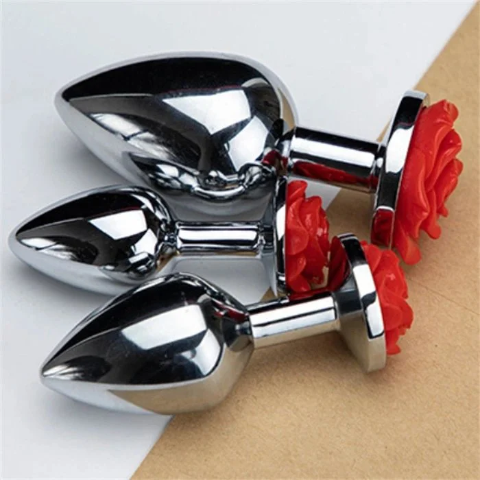 3 Size Metal Anal Plug Adult Sex Toys for Anal Games Couples