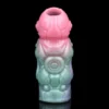 Fantasy Nesting Maw Hollow Penis Monster Cock Sleeve Soft Silicone Sheath Stretchable Enlarge Sex Toys Dildo Sleeve for Male Sex