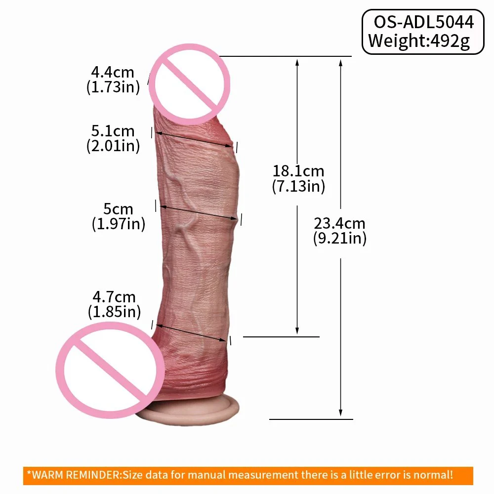 Double-layer Technology Simulation Penis Series Large Size Dildo Lifelike Texture and Protruding Veins of the Penis Toy