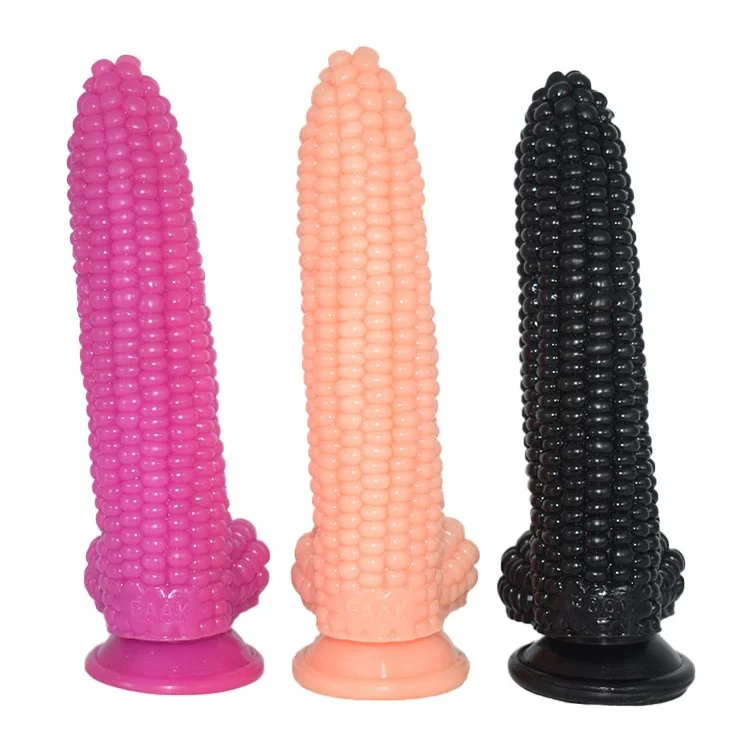 8 Total 6 Insertable 1.7 Big Self Delve Big Fruit Vegetable Anal Sex Toy Realistic Corn Cob Dildo for Anal Stimulation