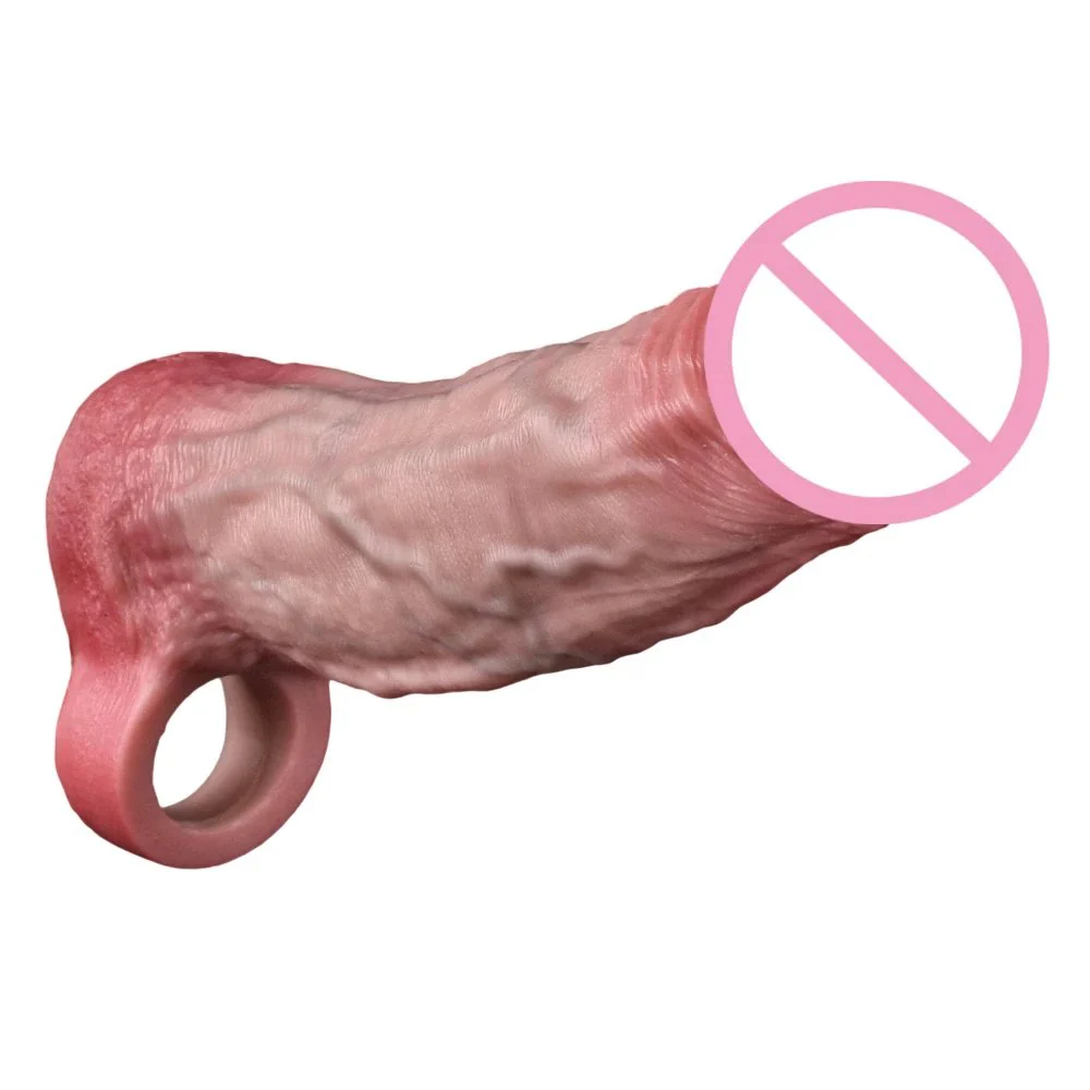 Experience a Strong Sense of Male Sex Toys Effectively Extend the Penis Simulation Dildo Sets Applicable Silicone