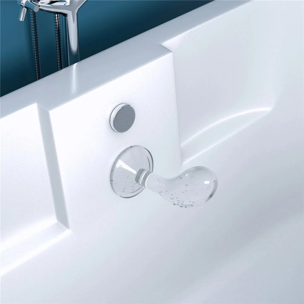 Tpe Soft Handle No Oil No Stick Hand Dildos Transparent Anal Plug