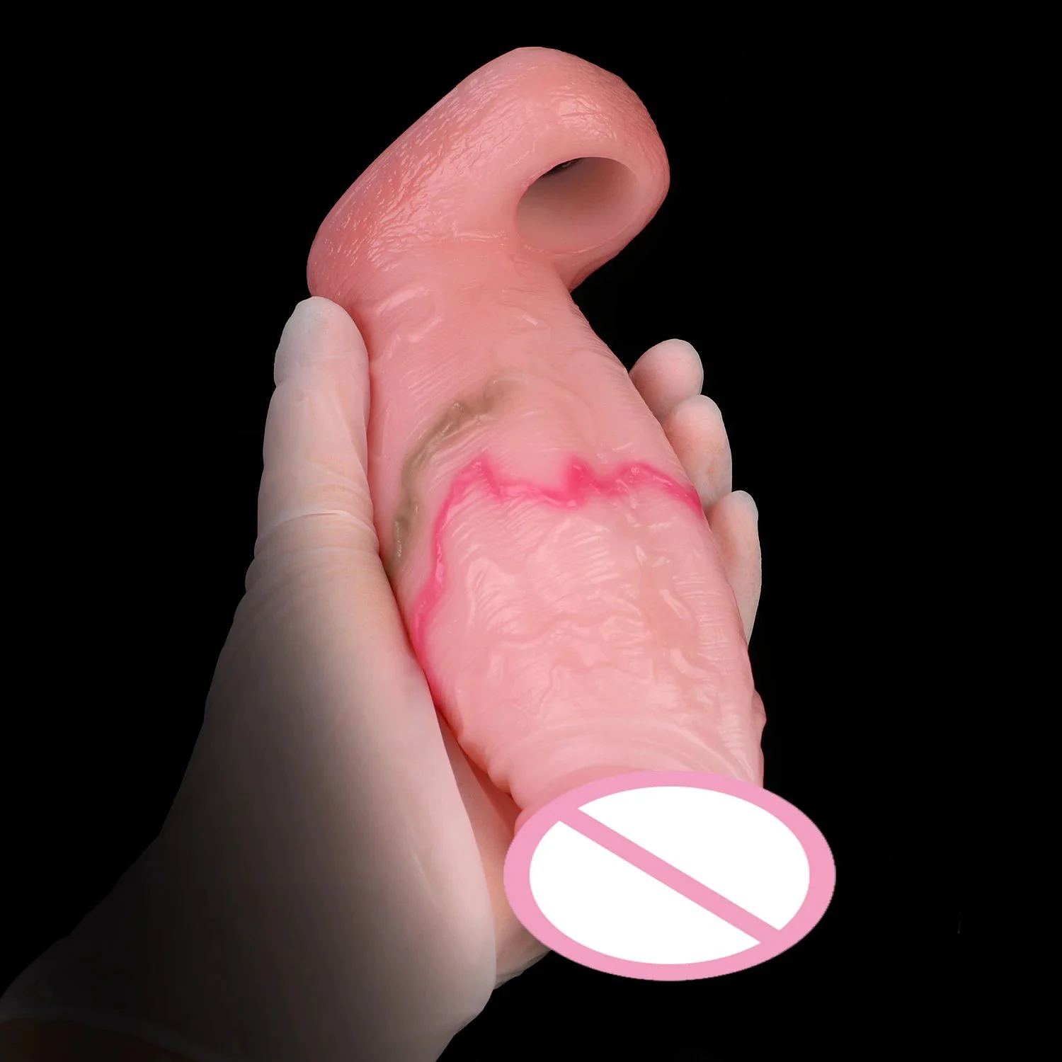 Extension Cock Sleeves Reusable Silicone Penis Sleeves Condom Adult Sex Toys for Men Couple Games