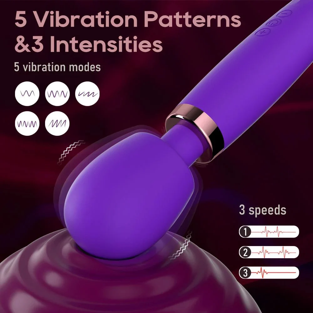 5 Vibration Modes High Quality Sex Toy Super Big AV Sex Vibrator Rechargeable Personal Body Massage