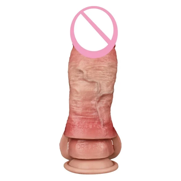 Male Realistic Dildo Penis Enlargement Sleeve Soft Penis Enlargement Sleeve Simulation Dildo Sex Couple Sex Toy