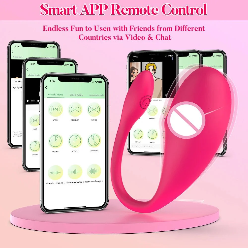 9 Vibration Modes APP Control G Spot Clitoral Stimulator Wearable Panty Dildo Vibrator Sex Toys Women
