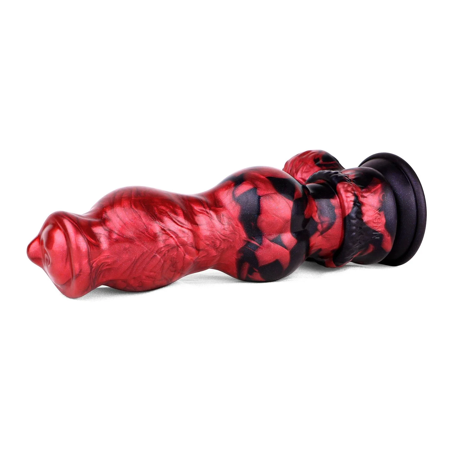 9in Realistic Dog Knot Fantasy Dildo Wolf Knotted Anal Plug Dildos with Strong Suction Cup Adult Sex Toy Anal G-Spot Stimulation