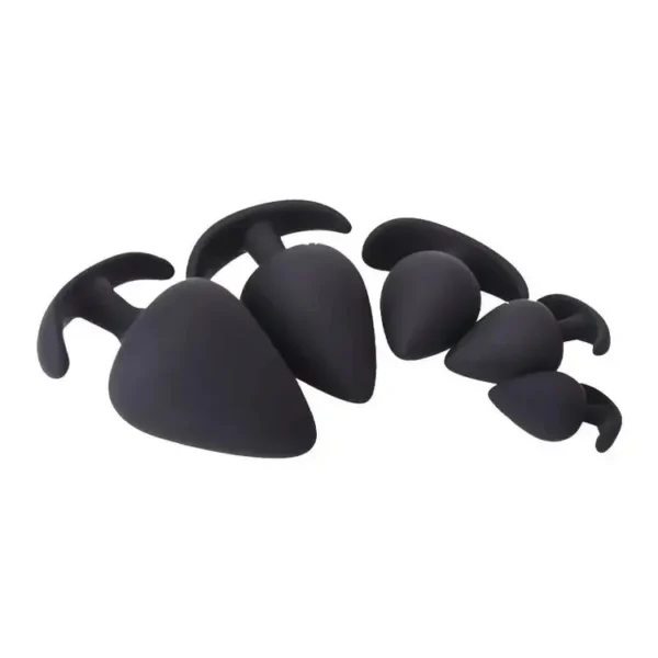 5PCS Anal Masturbation Sex Toy Anus Dilator Kit Prostate G-spot Massager Silicone Butt Plug Anal Plug Set for Women Men Gay
