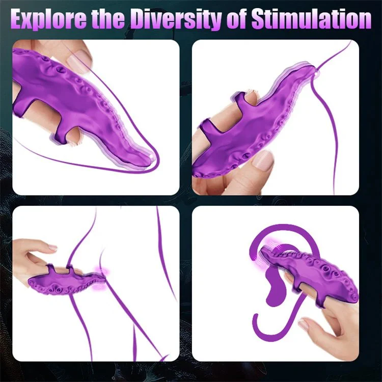 9 Frequency Clitoral G-Spot Nipple Stimulator Octopus Finger AV Vibrator Sex Toy for Woman Masturbation