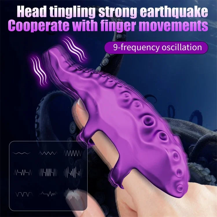 9 Frequency Clitoral G-Spot Nipple Stimulator Octopus Finger AV Vibrator Sex Toy for Woman Masturbation