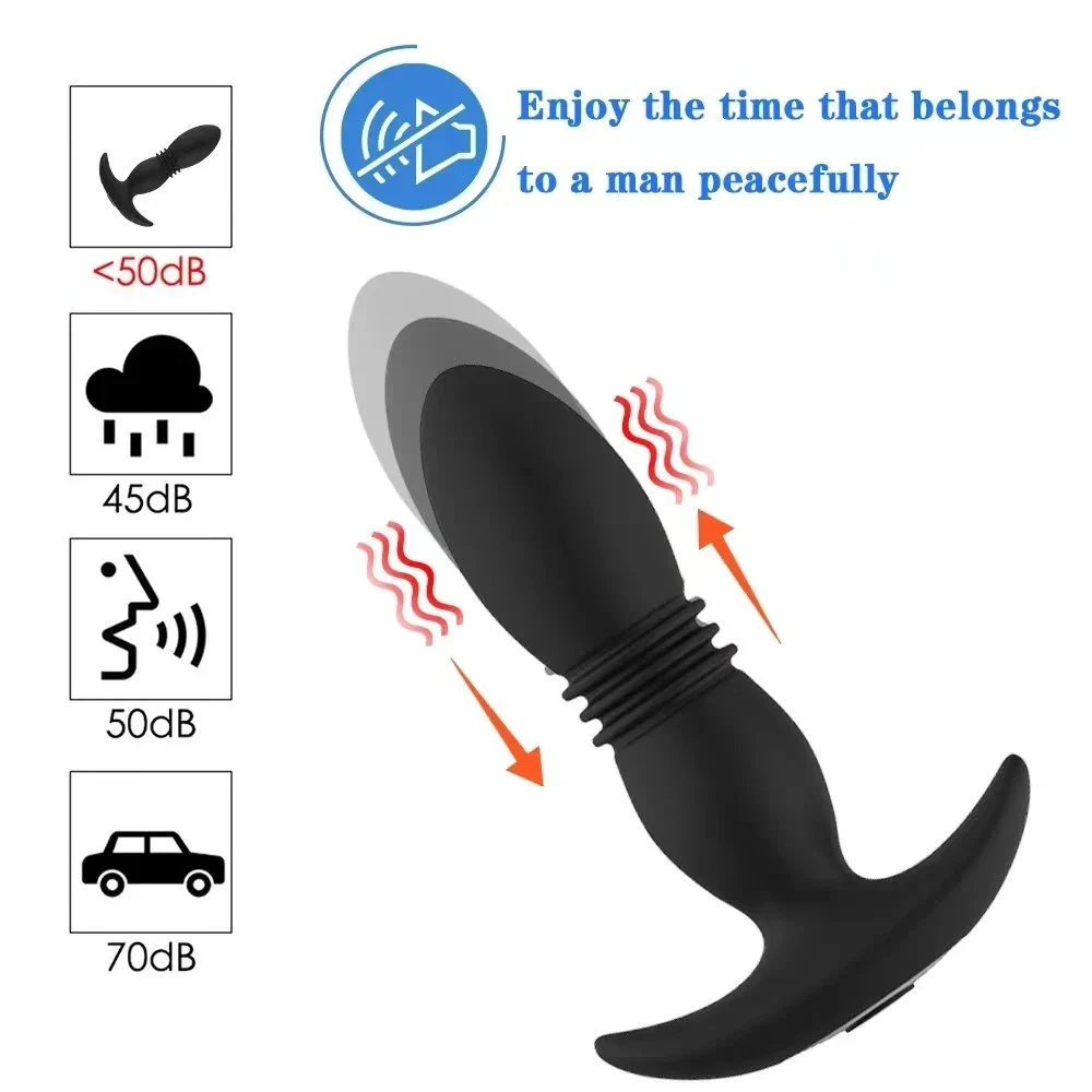 Anal Massager Vibrator Male Anal Plug for Woman Anal Plug Silicone for Men