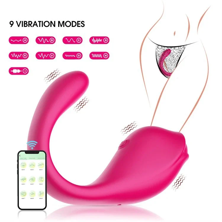 9 Modes App Control Jumping Egg Rechargeable Vibrating Massager Dolphin Vibrator Female Sex Toy