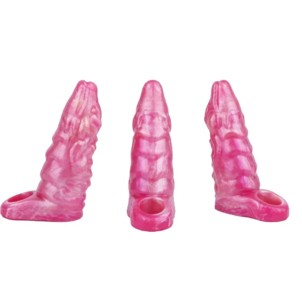 Begonia Silicone Dildo Sheath Enlarge Fantasy Dildo Generate a Better Sex Life Sex Toy for Man