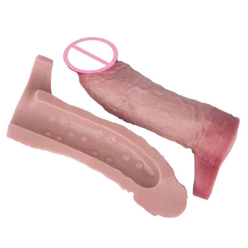 Medical Grade Silicone Male Penis Extender Simulation Dildo Experience Feel Realistic Big Dildo Suitable for Male