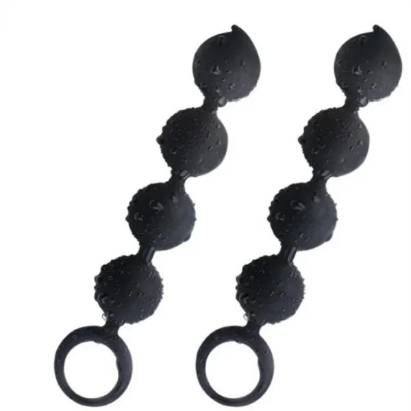 4 Beads Silicone Adult Anal Sex Toys for Couples' Enjoyment