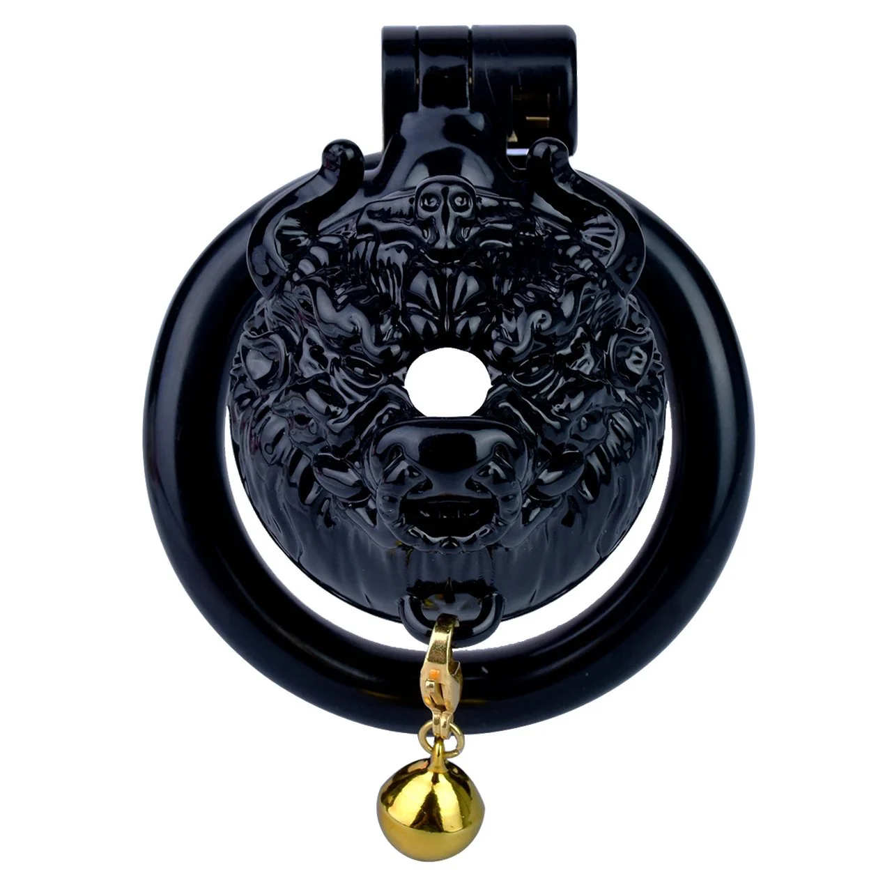 Cock Cage with Bell for Male Sex Games Glans Penis Training Tools Three Colors Cage