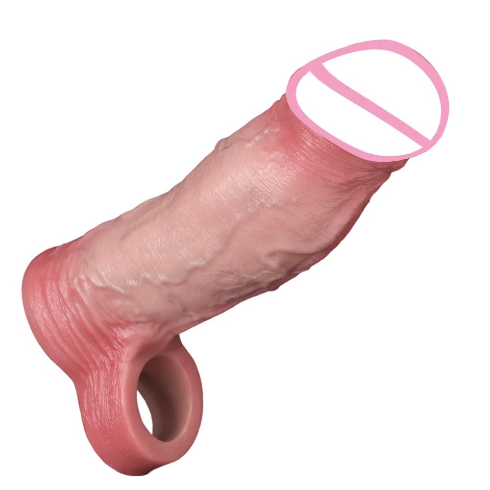 Liquid Silicone Penis Sleeve for Men - Effectively Increases Penis Size Enhancing Sensation for a Better Experience
