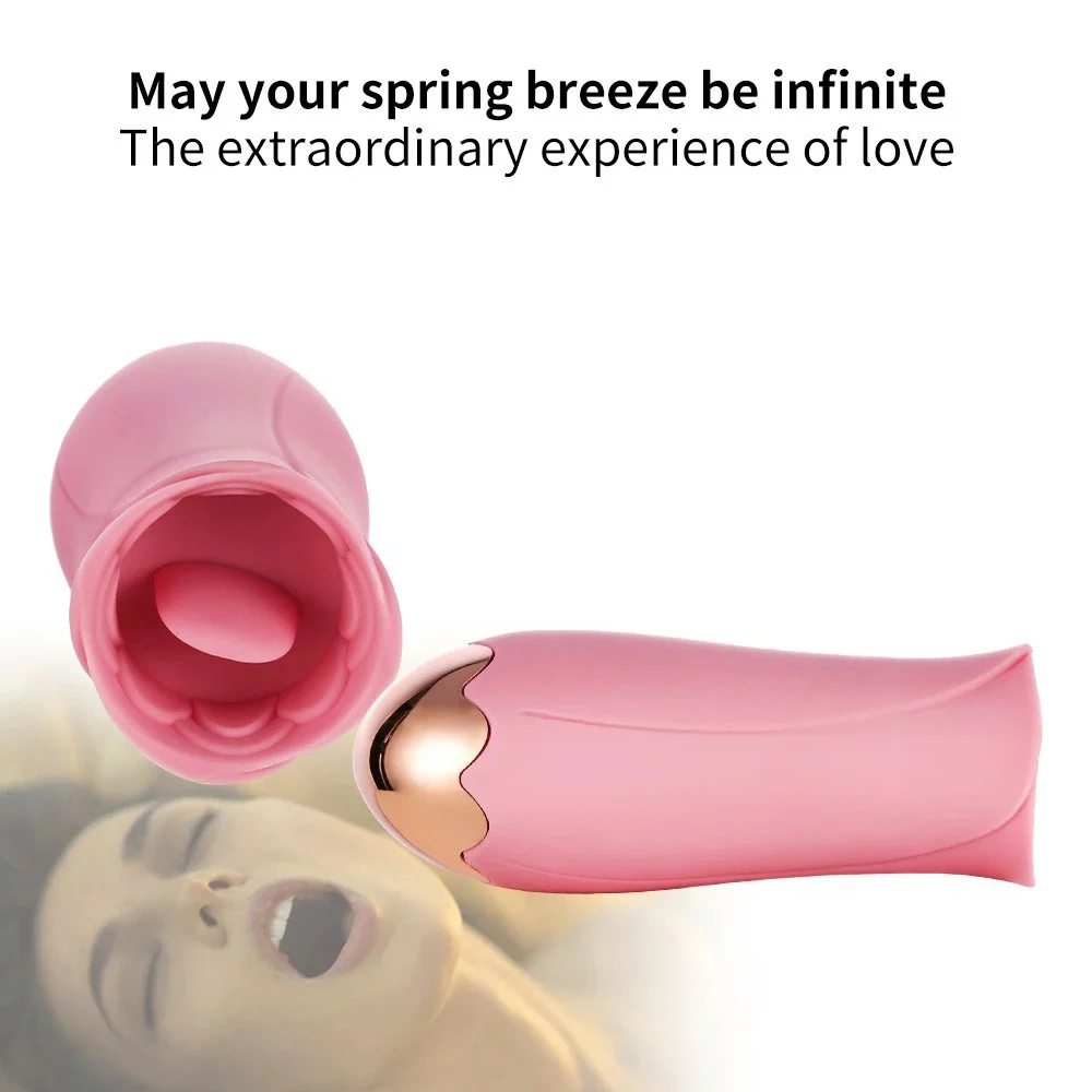 Clitoral Sucking Licking Tongue Vibrator Handheld Manual Sex Toys for Women