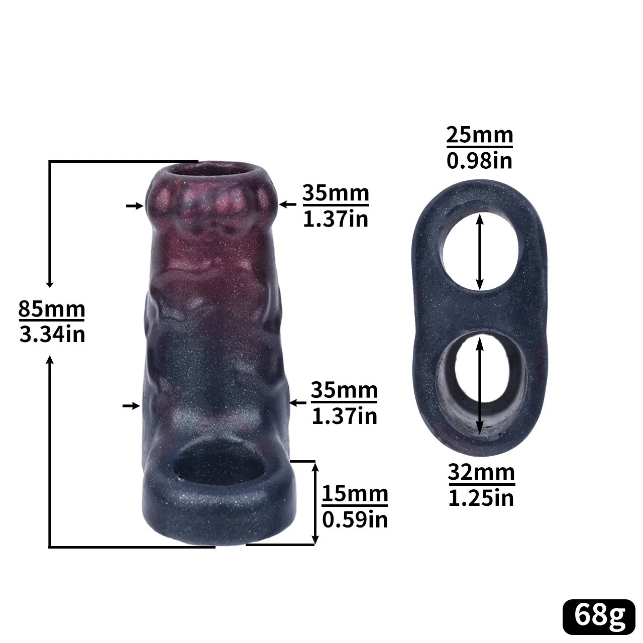 Collection Animal Penis Sleeve Thick Monster Penis Sleeve Extender with Penis Ring Ejaculation Delay for Men Couple