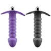 Twisted Silicone Anal Plug Sex Toys Vibrating Butt Dildo for Adult Men Prostate Massage Beads Set