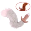 Two Colors of Anal Plugs with tails Are Suitable for Dressing Silicone Boat Anchors Large Anal Plugs