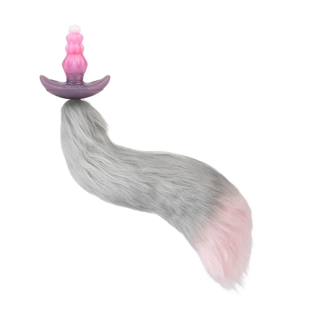 Vibrating Anal Plug Plush Tail Game Dress up Tool Fetish Dildo Anal Plug Sexual Stimulation Gay Male and Female Sex Toys