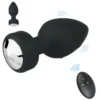 Vibrating Anal Plug,Butt Plug Silicone 10 Vibration Modes Toy for Adult Waterproof Bullet Vibrator Adult Massager