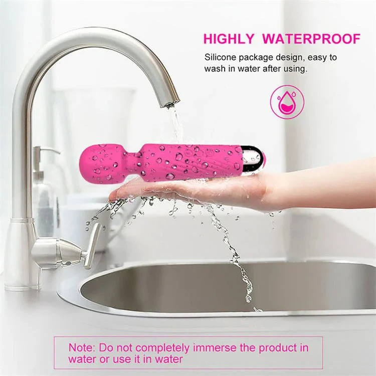 20 Frequency Sex Toy AV Vibrator Rechargeable Handheld Waterproof Cordless Personal Massage Wand