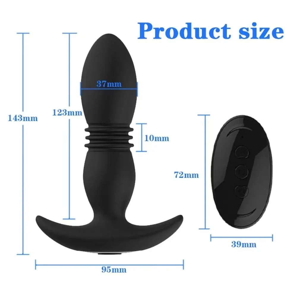 Anal Massager Vibrator Male Anal Plug for Woman Anal Plug Silicone for Men