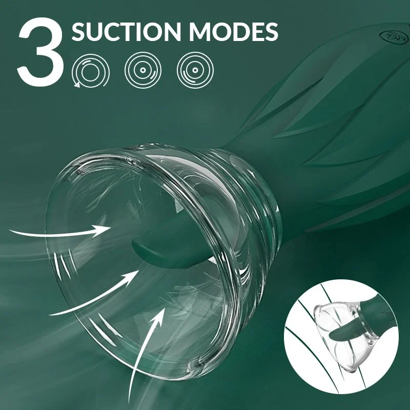 Adult Supplies Erotic Toys Spit Suck Vibrator for Men and Women Foreplay Masturbation