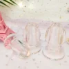 Transparent Pink Silicone Adult Anal Plug Vibrator Inflatable Butt Plug Sex Toys
