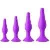 4pcs Silicone Anal Plug Set Adult Sex Toys for Women and Men Beginners Anal Massager for Anal Masturbation