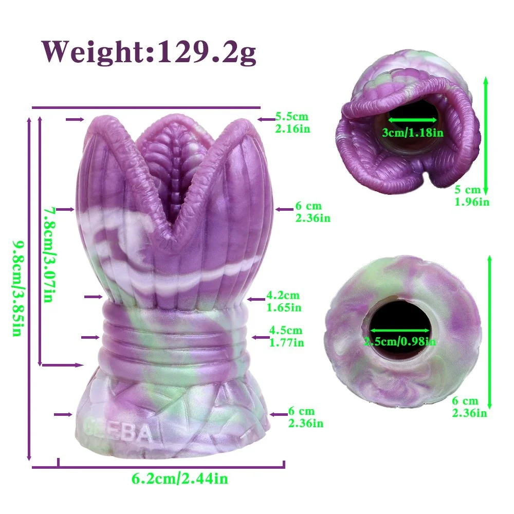 Silicone Tentacle Hollow Anal Plug,Hollow Anal Sex Spreader Hollow Anal Butt Plug Prostate Massage Dilator Vagina