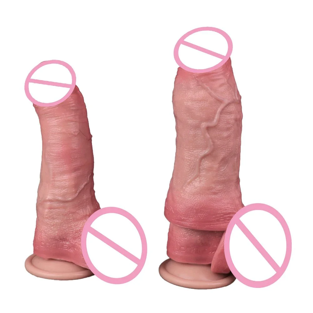 Medical-Grade Silicone Male Penis Extender - Hollow Wearable, Easy to Clean, Realistic Sensation Adult Toy