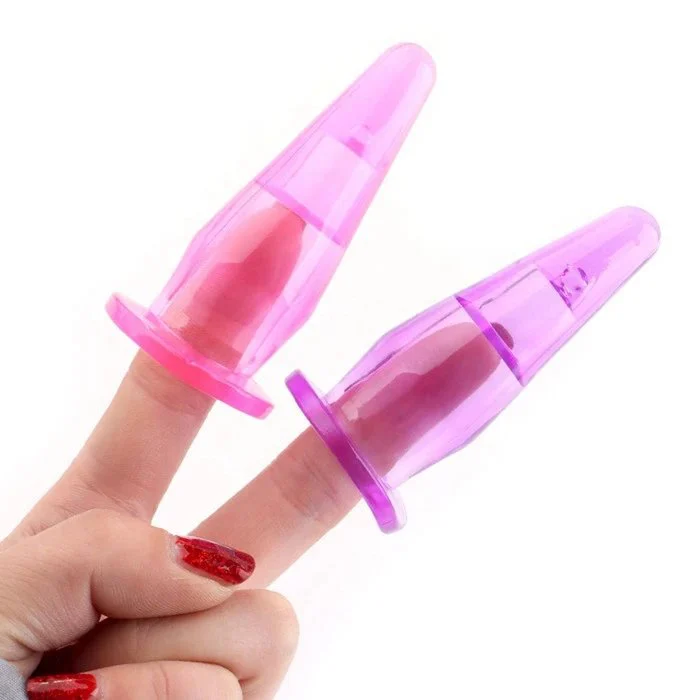 Female Anal Plug with Vibrating Finger Butt Plug Sex Toys for Stimulator