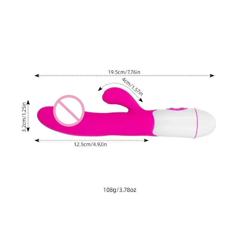 Best Women's Vaginal Vibrator Handheld Massager Sex Toy Vibrating Vaginal Plug