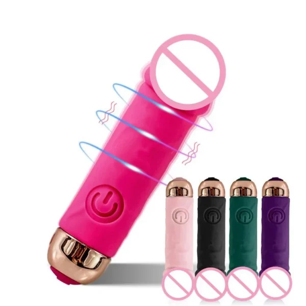 APP Charging AV Vibrator Mini Bullets Dildo Vibrator for Female Masturbator