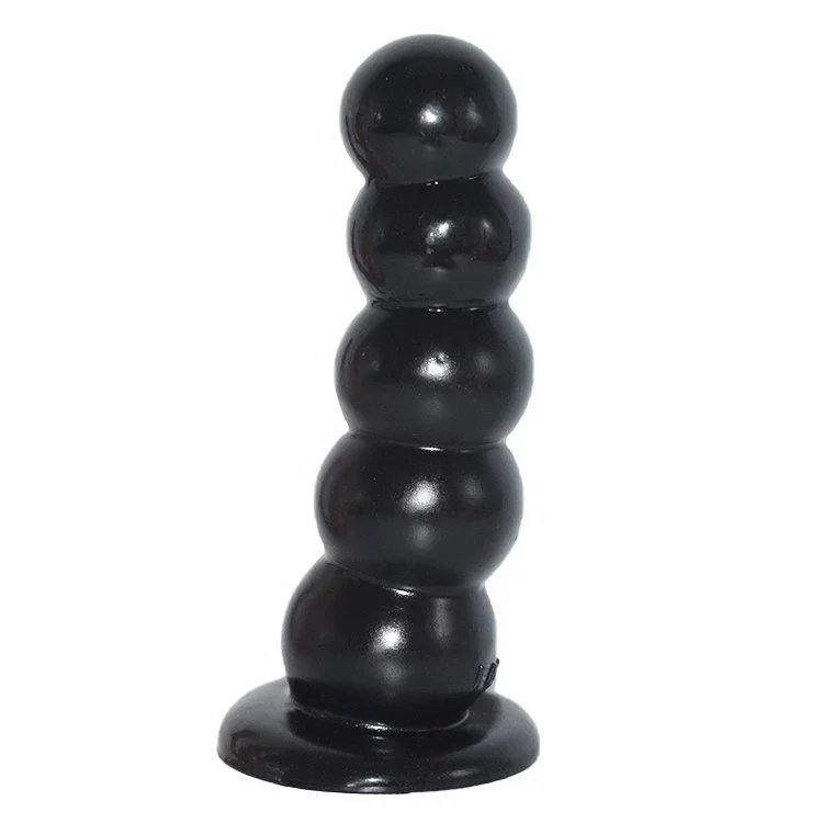 Top Pick Ball Shaped 5 Beads PVC Anal Butt Plug Sex Toys Reaslistic Anal Beads Stopper Flexible Dildo Beads for Sexual