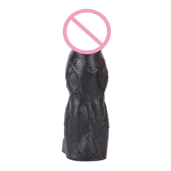 Obsidian Black Male Penis Extender Realistic Design for an Authentic Experience Intensely Stimulating Adult Toy