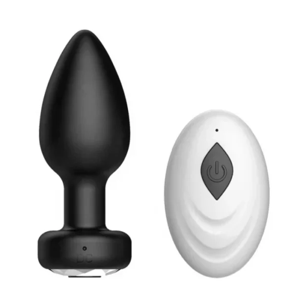 Wireless Remote Control 10-Frequency Silicone Anal Plug and Dildo Set Vibrating for Men and Women's Anal Enjoyment
