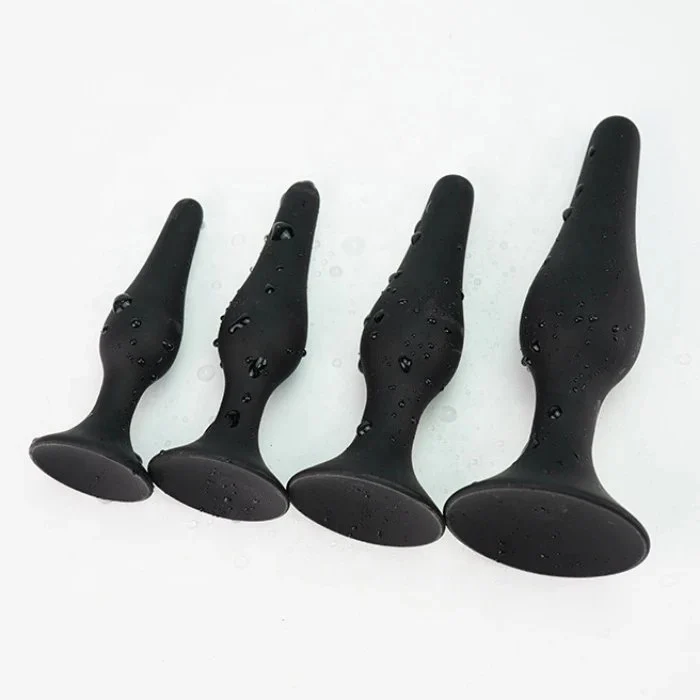 4pcs Silicone Anal Plug Set Adult Sex Toys for Women and Men Beginners Anal Massager for Anal Masturbation
