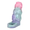 Galactic Charm Fantasy Monster Penis Soft Silicone Open Enlargement Sleeve Male Dildo Extender Sex Toy