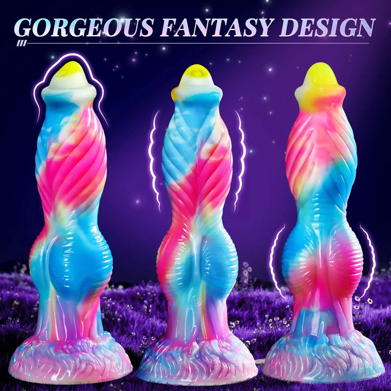 10.23 Inch Colorful Dragon Huge Big XXL Anal Telescopic Dildo Remote Control Thrusting Vibrating Monster Dildo for Women and Man