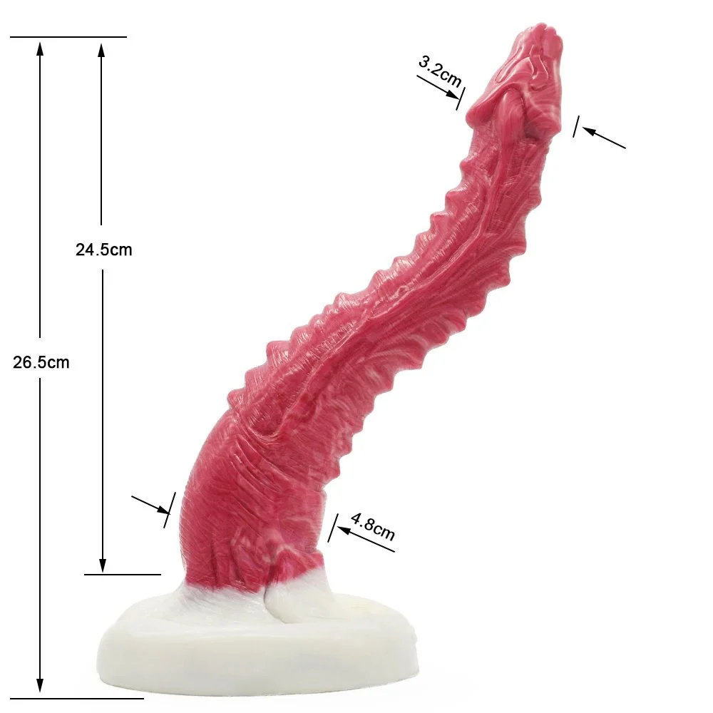 10.43 inch Super Long Sex Toy Adult Snake Shaped Dildo Realistic Penis Vibrator Masturbator Suction Cup Dildo for Women Anal